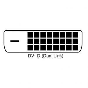 درگاه DVI-Dدر نوع Dual link