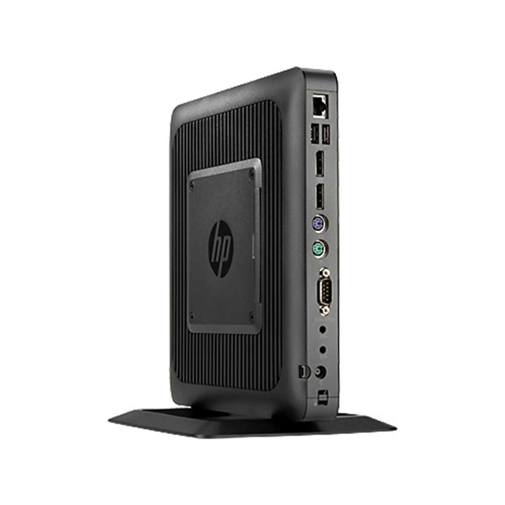 نمایی از پنل پشت تین کلاینت HP T620 با نمایش پورت ها