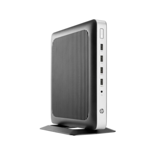 زاویه راست جلوی تینکلاینت HP T630 با طراحی باریک و مدرن