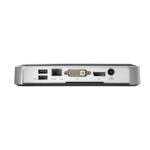 نمای پشت زیروکلاینت HP T310 G2 با کانکتورهای شبکه و نمایشگر