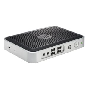 نمای نیم‌رخ زیروکلاینت HP T310 G2 با طراحی جمع و جور
