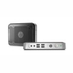 نمای جلو زیروکلاینت HP T310 G2 با پورت‌های USB و LED وضعیت